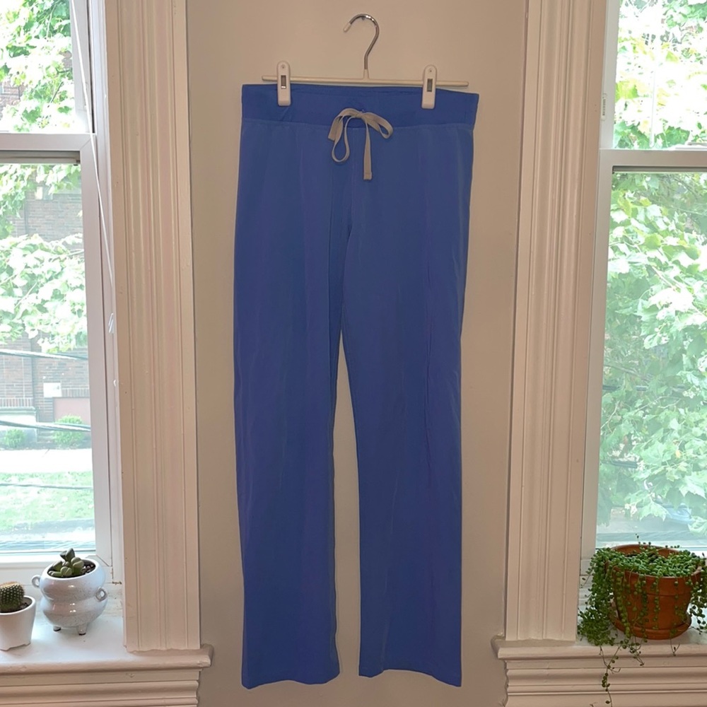 Figs Cell Blue Livingston Basic Scrub Pant small
